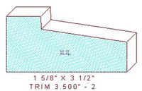 Trim Moulding 3-1/2" - 2