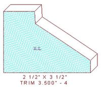 Trim Moulding 3-1/2" - 4