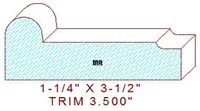 Trim Moulding 3-1/2" Trim Moulding 3-1/2"
