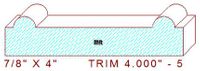Trim Moulding 4" - 5 Trim Moulding 4" - 5