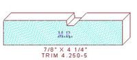 Trim Moulding 4-1/4" - 5 Trim Moulding 4-1/4" - 5