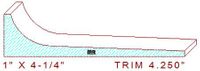 Trim Moulding 4-1/4" Trim Moulding 4-1/4"