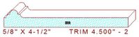 Trim Moulding 4-1/2" - 2 