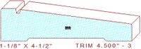 Trim Moulding 4-1/2" - 3 Trim Moulding 4-1/2" - 3