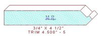 Trim Moulding 4-1/2" - 5 Trim Moulding 4-1/2" - 5