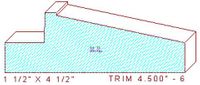 Trim Moulding 4-1/2" - 6 Trim Moulding 4-1/2" - 6