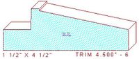 Trim Moulding 4-1/2" - 6