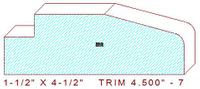 Trim Moulding 4-1/2" - 7