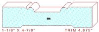 Trim Moulding 4-7/8" Trim Moulding 4-7/8"