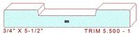 Trim Moulding 5-1/2" - 1 Trim Moulding 5-1/2" - 1