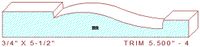Trim Moulding 5-1/2" - 4 Trim Moulding 5-1/2" - 4