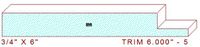 Trim Moulding 6" - 5 Trim Moulding 6" - 5