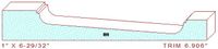 Trim Moulding 6-29/32" Trim Moulding 6-29/32"