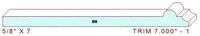Trim Moulding 7" - 1 Trim Moulding 7" - 1