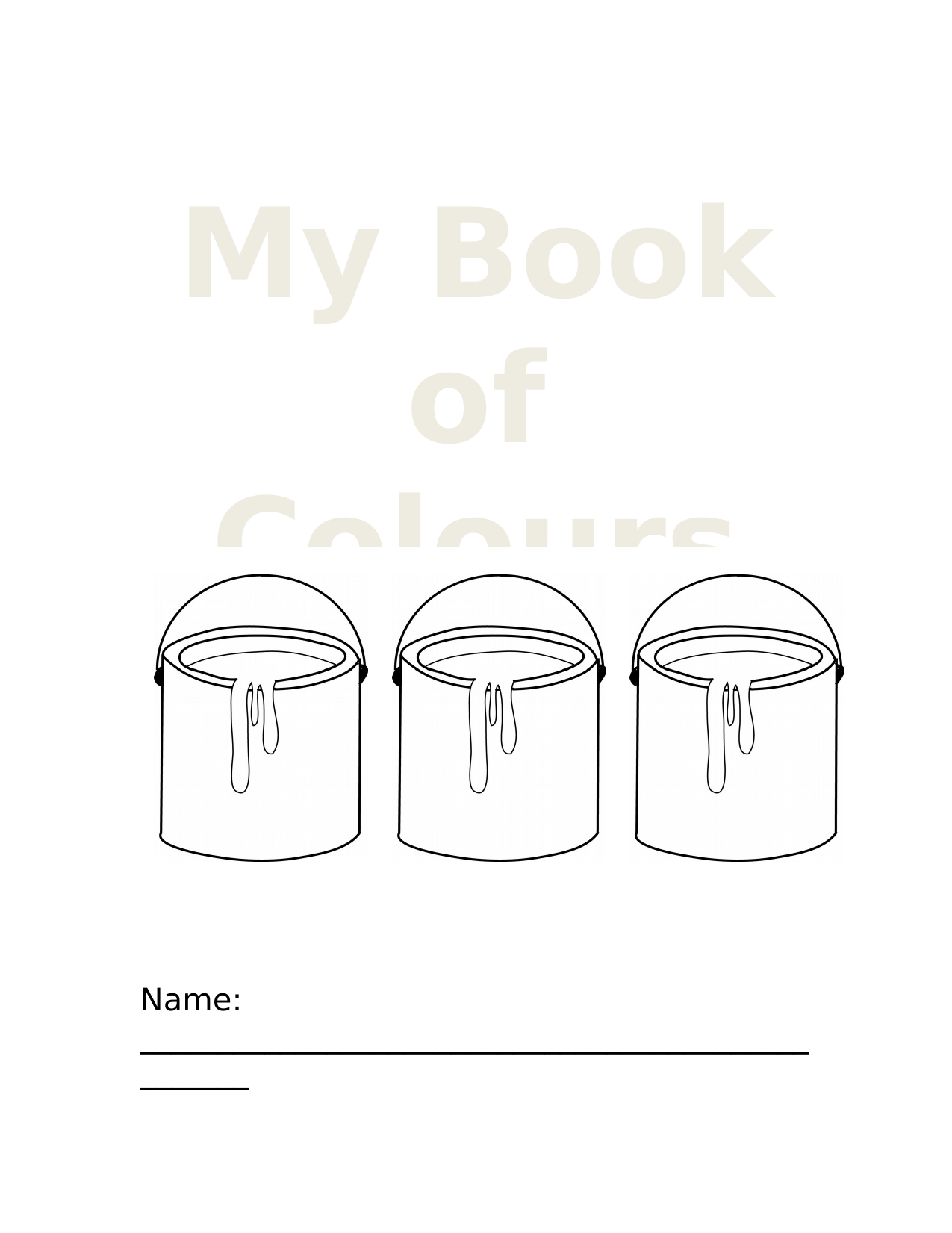 My Book of Colours by mfedorouk · Ninja Plans