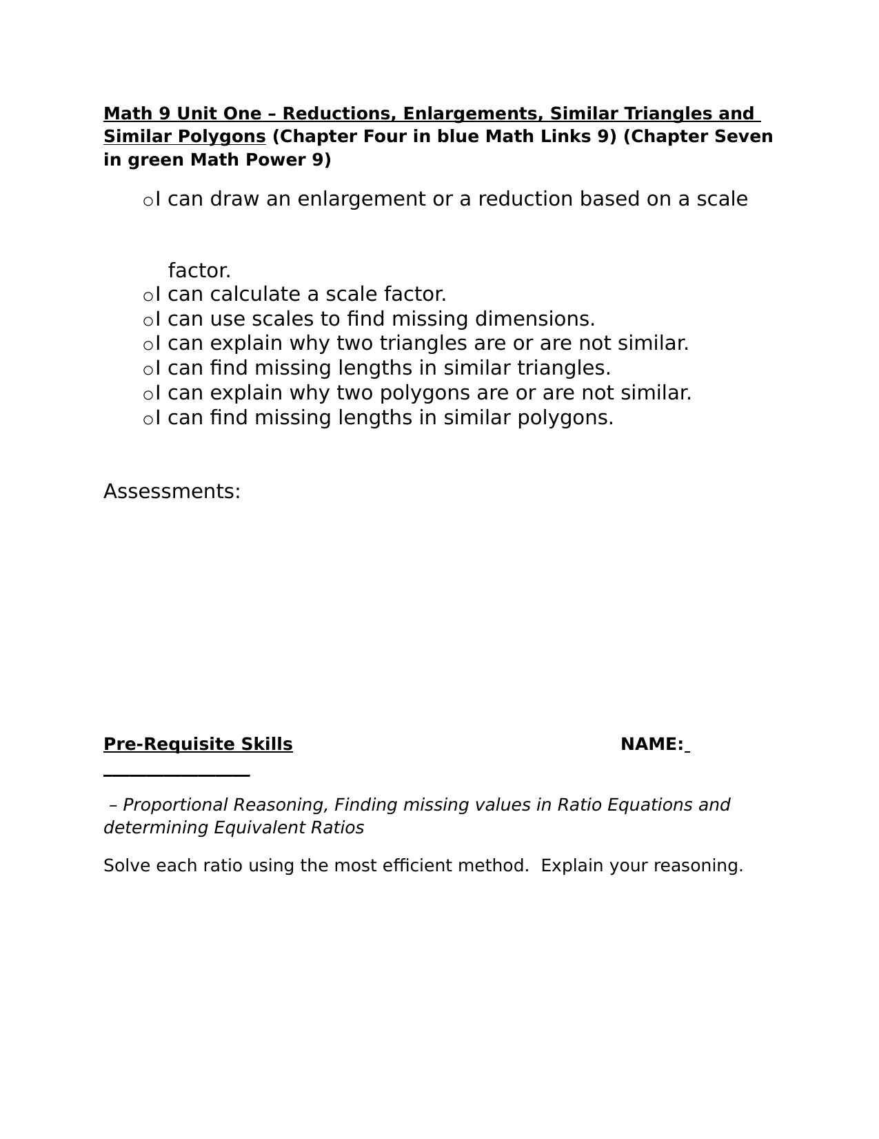 worksheet Proportional Reasoning Worksheets browse our grade 9 mathematics resources ninja plans unit one scale resource preview