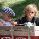 Gwen Spends Sunday With Kingston And Zuma