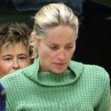 Sharon Stone Dines Out