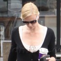 Charlize Gets Caffeinated
