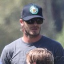 Posh And Becks Play Ball
