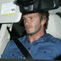 David Beckham Dines Out At Cleo