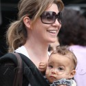 Ellen Pompeo And Baby Stella At The Market