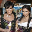Kim Kardashian And Kris Jenner Get Into Character At Oktoberfest