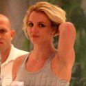 Britney Spears' Boyfriend Throws Drink At Cameras