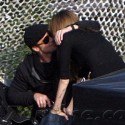 Brad Pitt And Angelina Jolie Makeout On Set