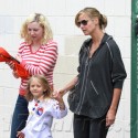 Heidi Klum Picks Up Little Leni At Karate