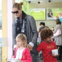 Heidi Klum Takes Her Kids To Yogurtland