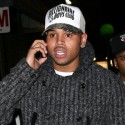 Chris Brown Attends Beatles Tribute On Broadway