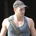 Kellan Lutz Hits The Gym