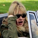 Kate Moss Goes For A Spin In The Country