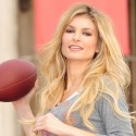 Marisa Miller Plays Football