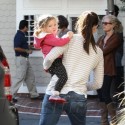 Jennifer Garner And Ben Affleck Take The Girls To Breakfast