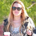 Lindsay Lohan Grabs Coffee In Rancho Mirage