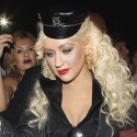 Christina Aguilera Celebrates Halloween At Premiere
