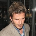 David Beckham Hangs With Friends At A London Pub