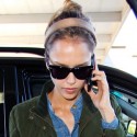 Jessica Alba At LAX