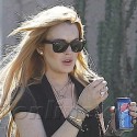 Lindsay Lohan Breaks For Lunch