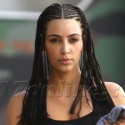 Kim Kardashian With Cornrows!