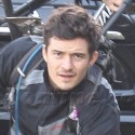Orlando Bloom Goes Biking With Buddies