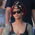 Rihanna Strolls The Beaches Of Barbados