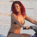 Rihanna Hits The Beach In Barbados