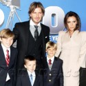 The Beckhams At Sports Personality Of The Year