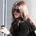 Khloe Keeps It Casual At A Meeting