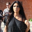Kim Kardashian Dresses Down For Photoshoot