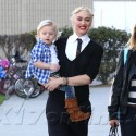 Gwen Stefani And Co. In Beverly Hills