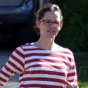 Jen Garner Dons Stripes